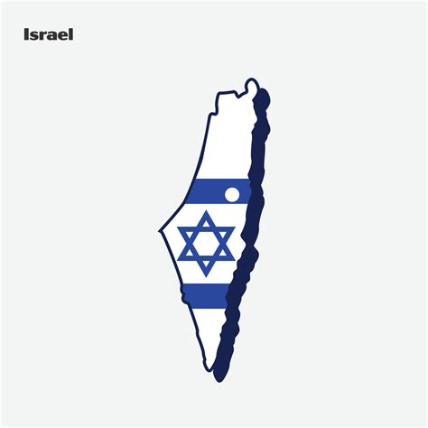 Israel Country Flag Map Infographics 20187993 Vector Art at Vecteezy