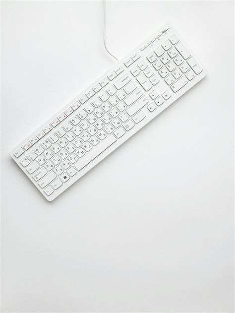 Top View Photo of White Keyboard · Free Stock Photo