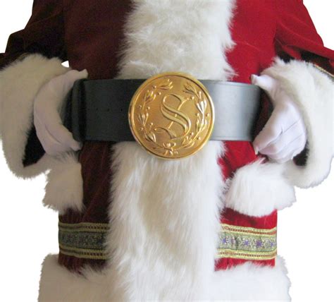 Santa's Big 5 1/2 Gold plated Belt Buckle Fits A | Etsy