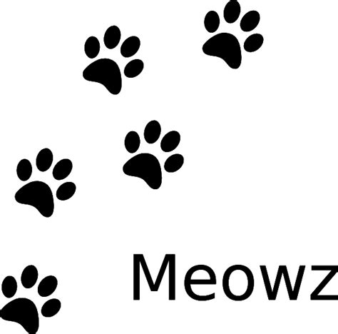 Cat Paw Prints Clip Art at Clker.com - vector clip art online, royalty free & public domain