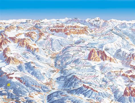 Val Gardena (Selva) Skimap - Freeride