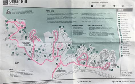 Cedar Hill State Park Map - Maping Resources