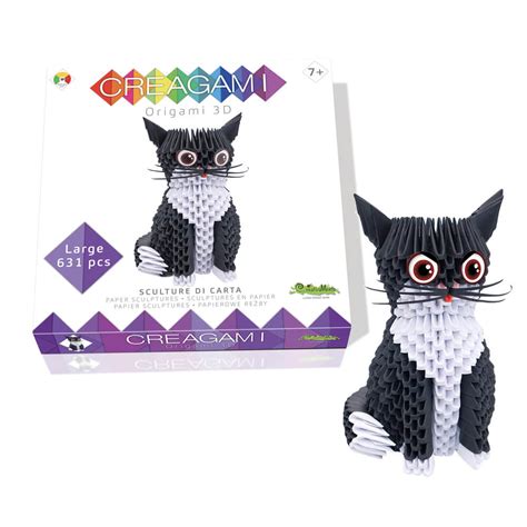 Cat Creagami 3D Origami Kit | It's hard to believe you can make this from paper!