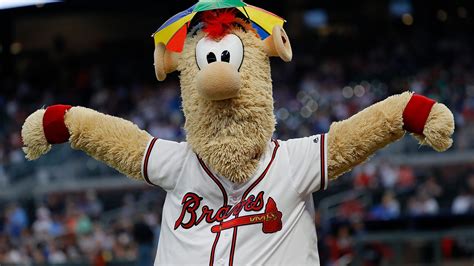 The Atlanta Braves mascot has good moves, but the security guard may ...