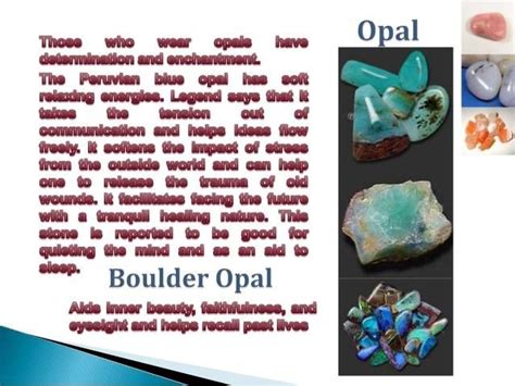 Opal stone & Boulder Opal stone meaning | Opal stone meaning, Stones and crystals, Opal meaning
