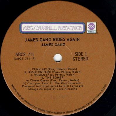 James Gang – James Gang Rides Again (Gatefold, Vinyl) - Discogs