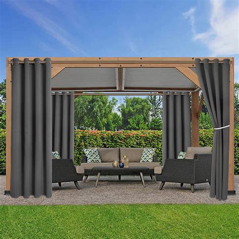 Buy LORDTEX Waterproof IndoorOutdoor Curtains for Patio - Thermal ...