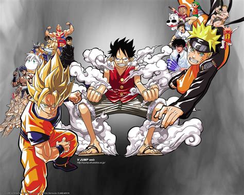 Anime Dragon Ball Naruto One Piece Wallpapers - Wallpaper Cave