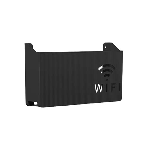 Wireless Wifi TV Set-top Box Router Storage Rack Punch- Storage Box Wall-mounted Decorative ...