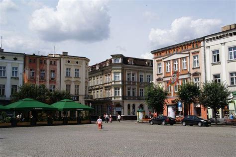 Leszno's Market Square. - Leszno