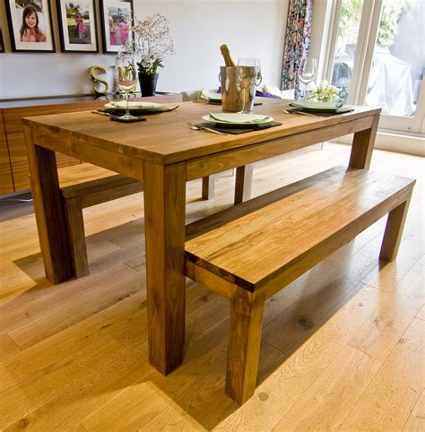 The 'Karang' Dining Set – a beautiful and unique, solid wood table made from reclaimed te ...