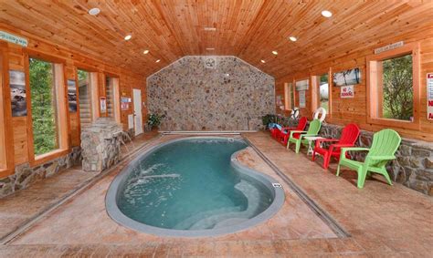 Gatlinburg Cabin - Holiday Springs - Indoor Pool | Gatlinburg cabins ...