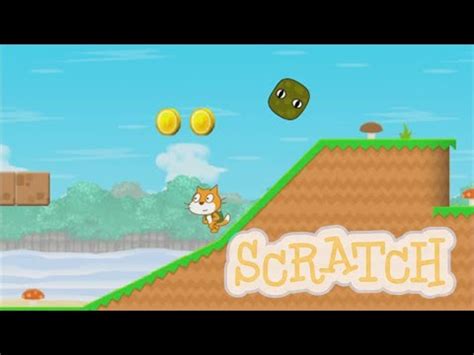 How to make/play adventure platformer game like super mario in scratch 😸🏦 Kids Coding - YouTube