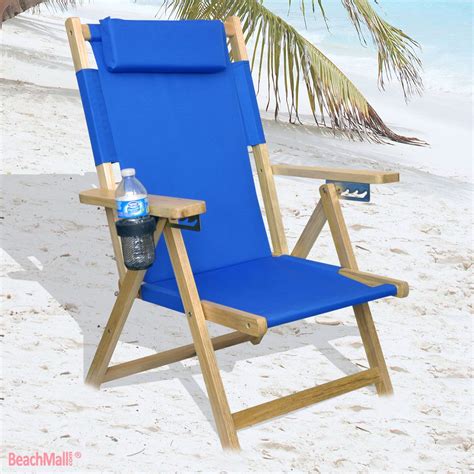 Deluxe 5 pos. Wood Beach & Lawn Chair $74.90 http://www.beachmall.com/ Home Office Furniture ...