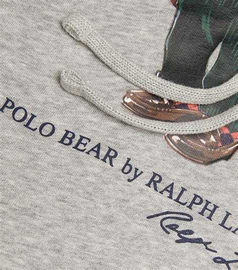 Mens Polo Ralph Lauren grey Polo Bear Hoodie | Harrods # {CountryCode}