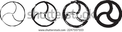 Set He World Triad Symbols Black Stock Vector (Royalty Free) 2247107103 | Shutterstock