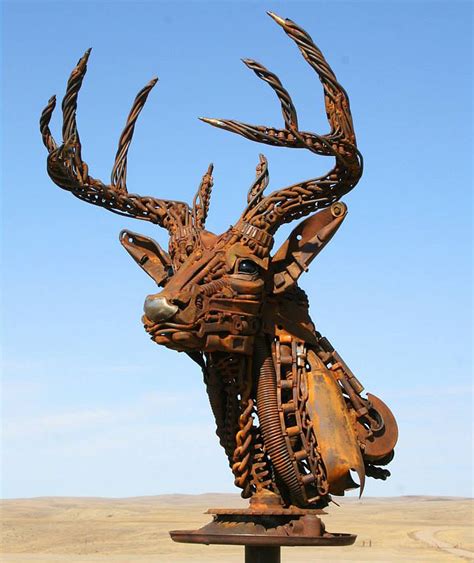 Scrap Metal and Farm Equipment Turned Into Stunning Sculptures! | artFido