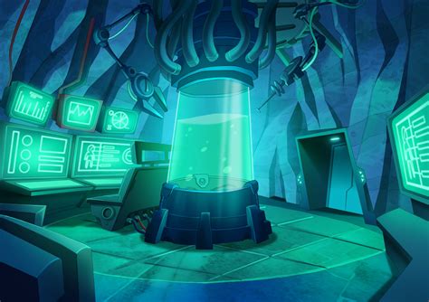 Sci-Fi Lab 2d Game Background, Scenery Background, Animation Background, Episode Interactive ...