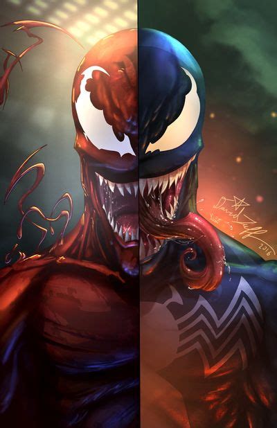 "Carnage / Venom" Art Print from Hectic | Venom art, Marvel spiderman ...