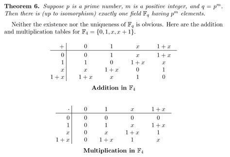 finite fields - Addition and Multiplication in $F_4$ - Mathematics ...