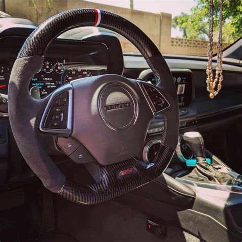 2012-2020 Camaro Carbon Fiber Steering Wheel – SoCal Garage Works