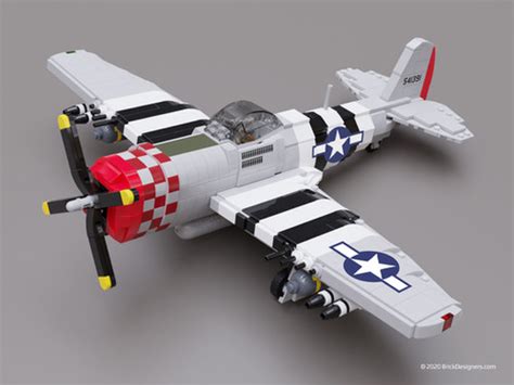 WWII Fighter Plane | brickdesigners