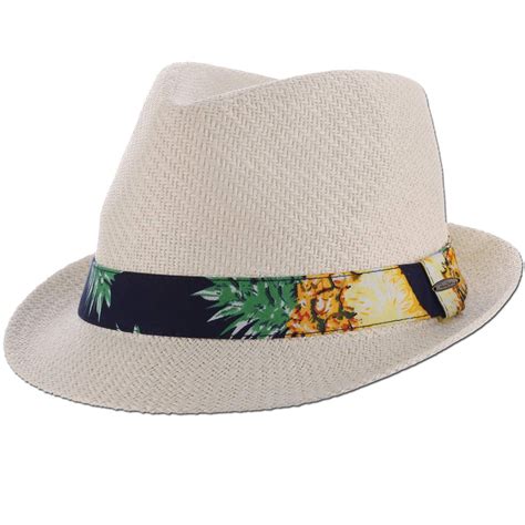 Panama Jack - Panama Jack Women's Fedora Hat - Lightweight Matte Toyo ...