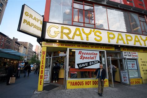 Gray's Papaya reopens on the Upper West Side with a new hot dog 'Recession Special' | 6sqft