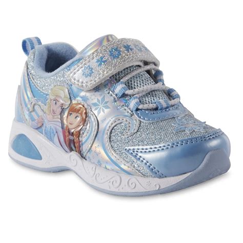 Disney Toddler Girls' Frozen Light-Up Sneakers - Blue