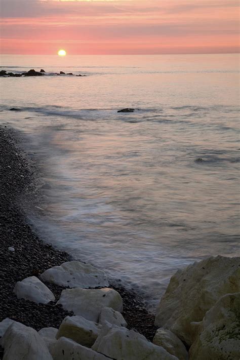 Sunrise at the White Cliffs of Dover Photograph by Ian Middleton - Pixels