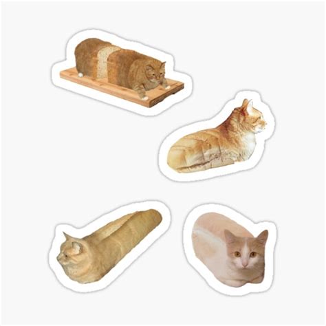 "Cat Loaf Meme Sticker Pack" Sticker for Sale by redakhatib | Redbubble