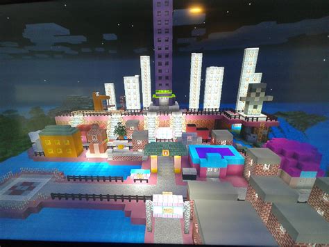 I made New Pork City in Minecraft Xbox 360 edition : r/earthbound