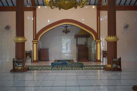 Mosque Interior for a Traditional Wedding Ceremony in Indonesia ...