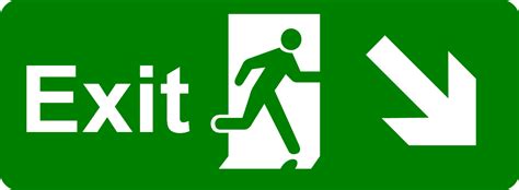 Exit Sign Green PNG Image - PurePNG | Free transparent CC0 PNG Image ...