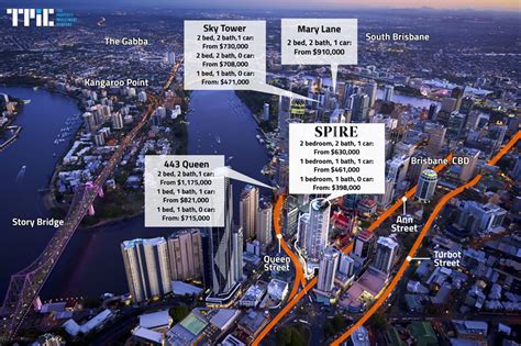 Brisbane-CBD-Price-Map - Our Projects | The Property Investment Company