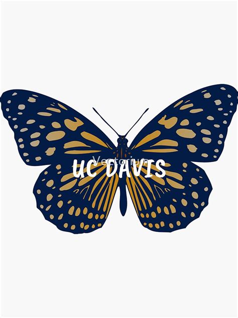 " uc davis" Sticker for Sale by Vectorium | Redbubble