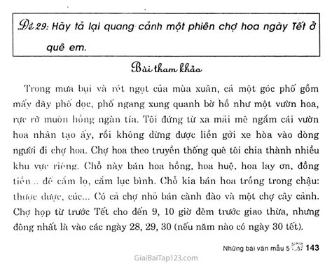 Top 1925 Tả Cảnh Chợ Hoa Ngày Tết Cập Nhập 25 Ngày Trước