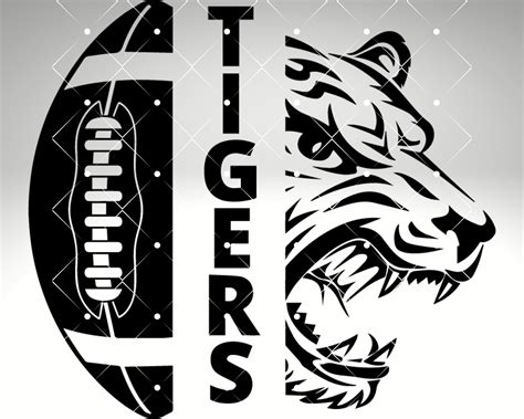 Game Day svg Cut file for Cricut Tigers team svg Tigers Football SVG Football SVG Football Mom ...