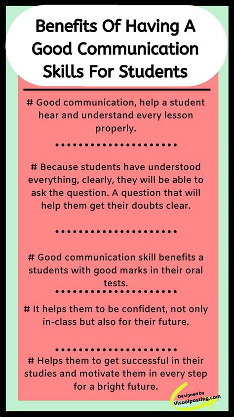 Benefits of Good Communication Skills for Students