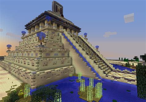 Aztec Temple In The Desert Minecraft Map