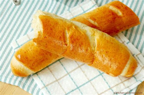 Easy French Baguettes - A Kitchen Addiction