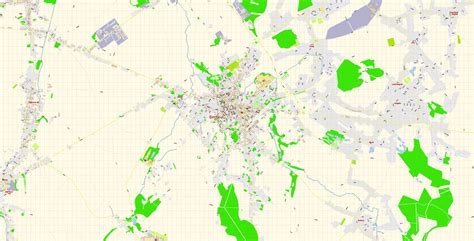 Binche Belgium Map Vector Exact City Plan High Detailed Street Map ...