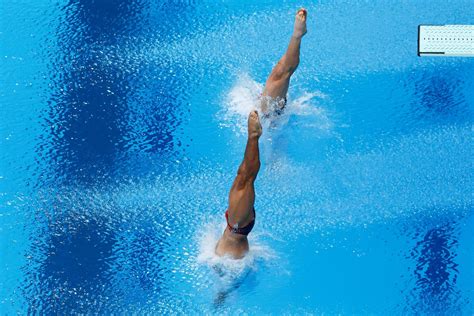 How deep is an actual-sized Olympic Games diving pool?