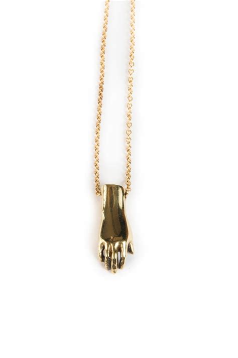 Gold hand necklace | Hand necklace, Gold hands, 18 gold chain