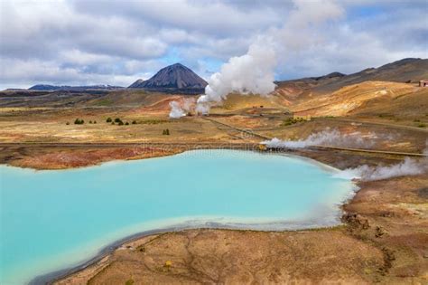 Myvatn Geothermal Area, Iceland Stock Image - Image of blue, seltun: 150169309