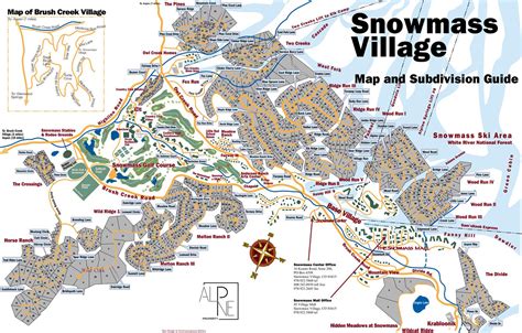 Snowmass Map | Alpine Propery