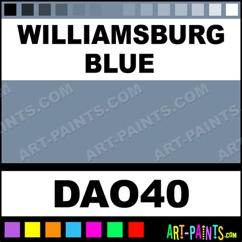 Williamsburg Blue DecoArt Acrylic Paints - DAO40 - Williamsburg Blue Paint, Williamsburg Blue ...