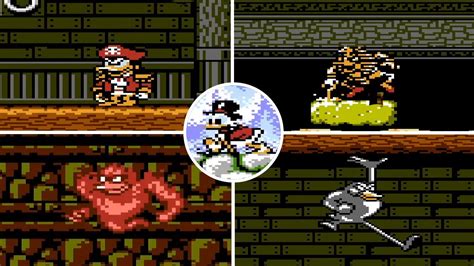 Game n°027 - DuckTales 2 ( NES ) All bosses - YouTube