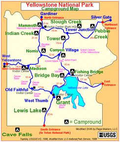 Camping Info: Trails and Maps - Yellowstone National Park