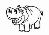 Lovely Hippo coloring page  Download Print Or Color Online For Free sketch template